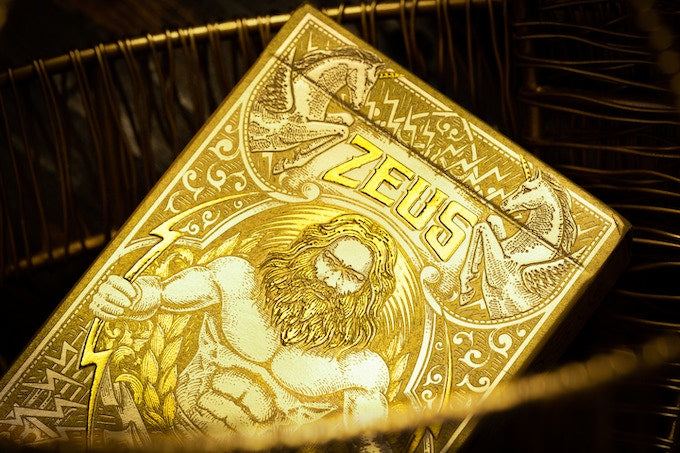 ZEUS (Gold) Playing Cards by Chamber of Wonder image 0