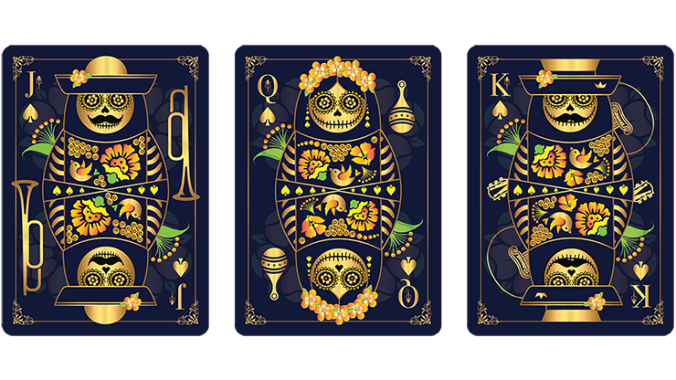Calaveras de Azucar (Blue) Playing Cards by USPCC image 5