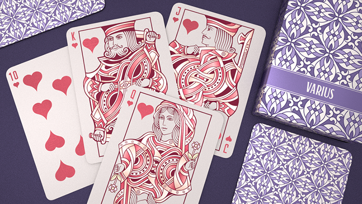 VARIUS (Limited Edition Purple) Playing Cards by Montenzi image 5