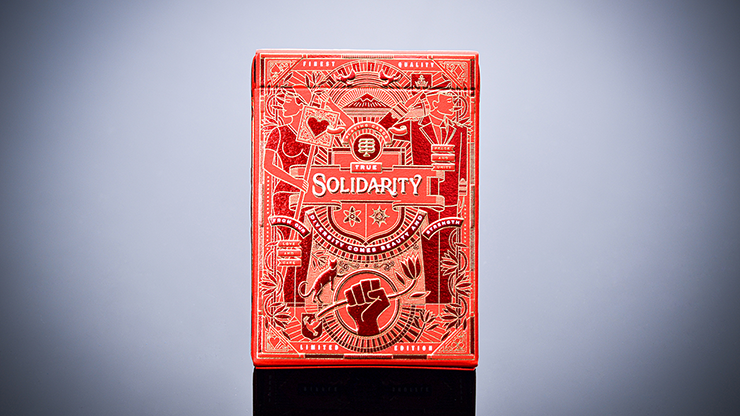 Solidarity (Loving Red) Playing Cards by Riffle Shuffle image 0