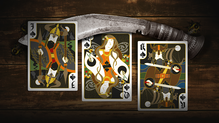 Secret Tale: Ragnar (Mini White Bee) Playing Cards by Dutch Card House image 2