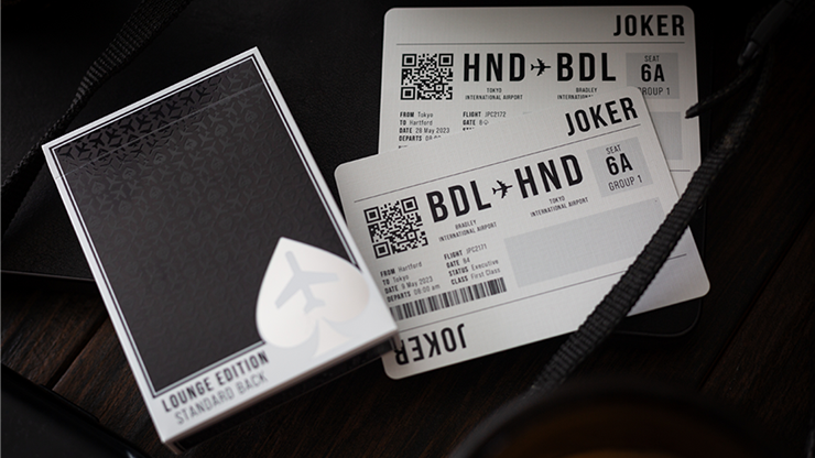 Lounge Edition (Tarmac Black) Playing Cards by Jetsetter image 2
