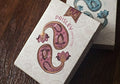 Paisley: Ton Sur Ton Poudre (Rouge, Marked) by Dutch Card House image 0