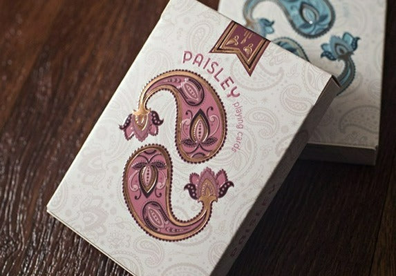 Paisley: Ton Sur Ton Poudre (Rouge, Marked) by Dutch Card House image 0