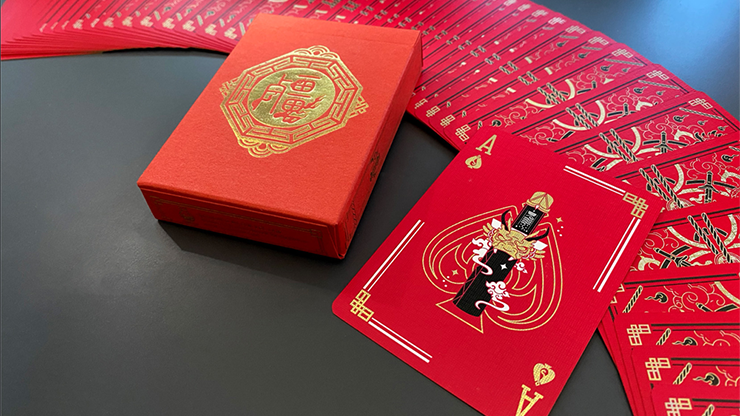 Geung Si: The Torpor (Red) Playing Cards by HypieLab image 4