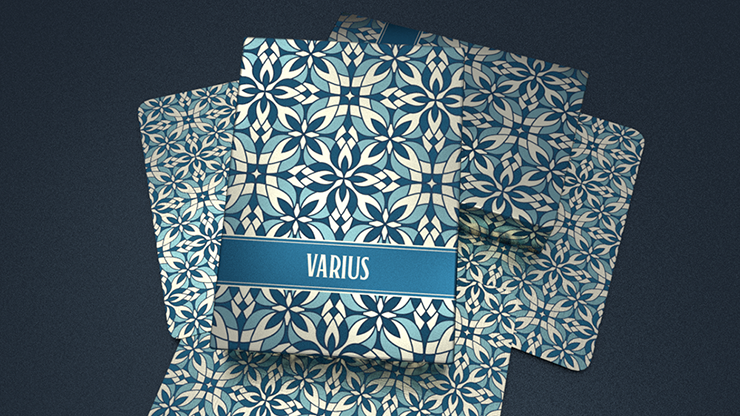 VARIUS (Limited Edition Teal) Playing Cards by Montenzi image 0
