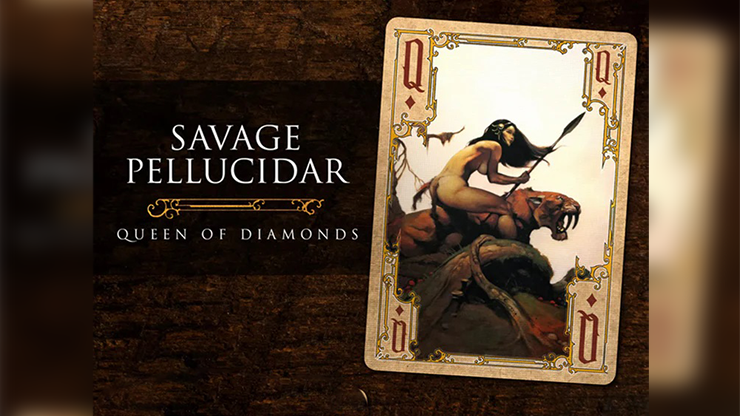 Frazetta Art Museum (Painting) Playing Cards by Kings Wild image 3