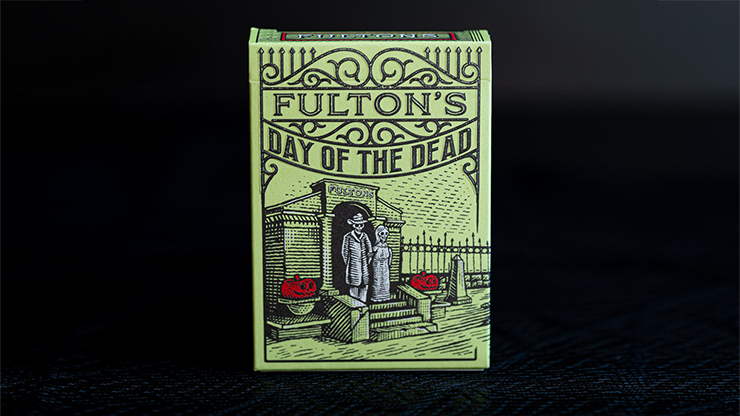 FULTON'S Day of the Dead (Green) Playing Cards by Brad Fulton image 0