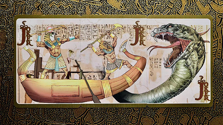 Egypt Mythology: Premium Edition (Basalt) Playing Cards by F.C. Designs image 2
