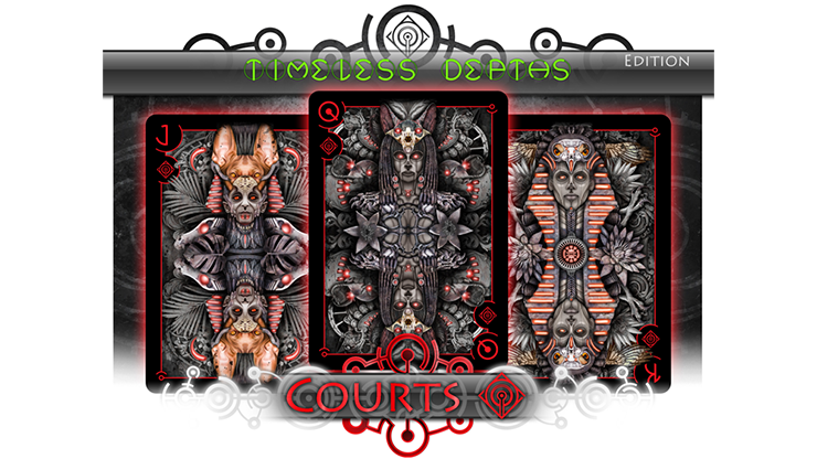 Bionic Blossom: Timeless Depths (Bionic) Playing Cards by Sleepy Lantern image 3