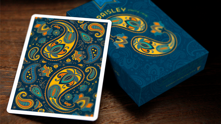 Paisley Poker (Blue) Playing Cards by Dutch Card House image 1