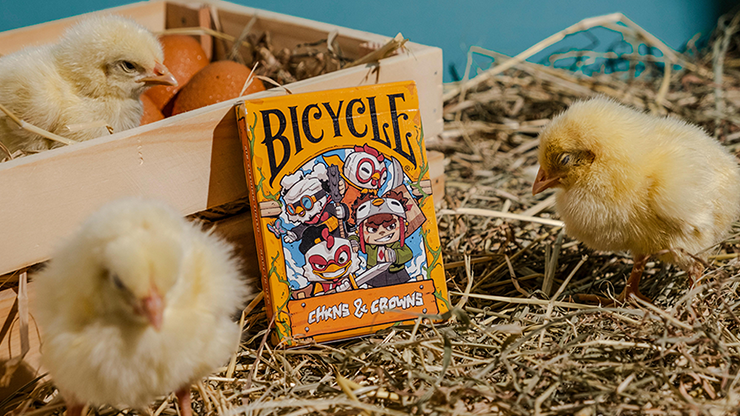 Bicycle: Chicken & Crowns Playing Cards by RunIt Decks image 5