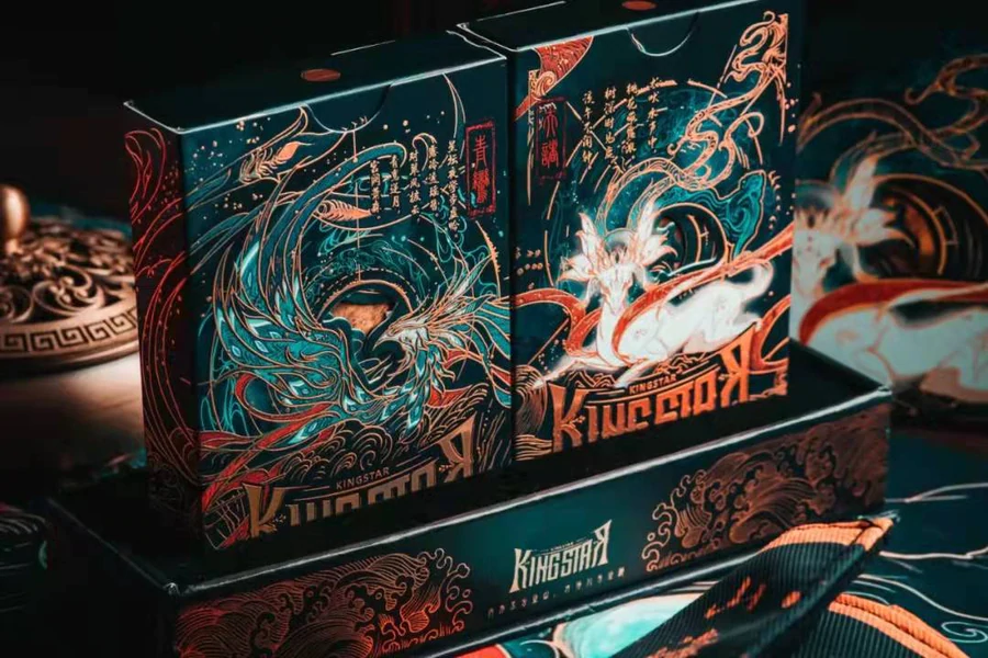 Cloud & Sea V2 Collectors Box (Standard & Gilded) Playing Cards by King Star image 1