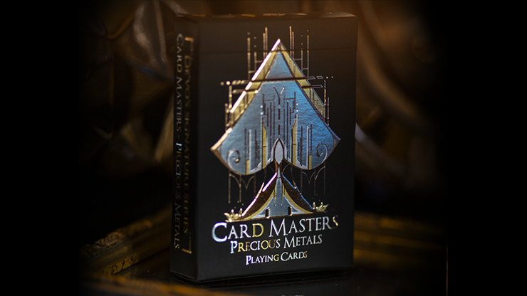 Card Masters: Precious Metals (Black, Foil) Playing Cards by Handlordz image 0