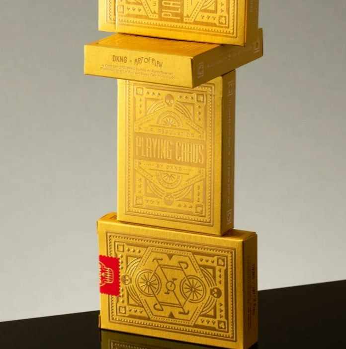 DKNG Gold Wheels Playing Cards by Art of Play image 0