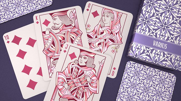 VARIUS (Limited Edition Purple) Playing Cards by Montenzi image 3