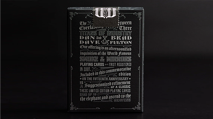 Smoke & Mirrors x Fulton (Black) Playing Cards by Dan & Dave image 1