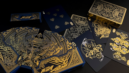 Asura: Deluxe (Blue) Playing Cards by Card Experiment image 1