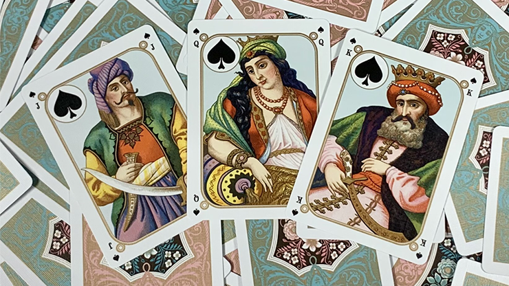 Four Continents (Red) Playing Cards by AZURED OX image 4