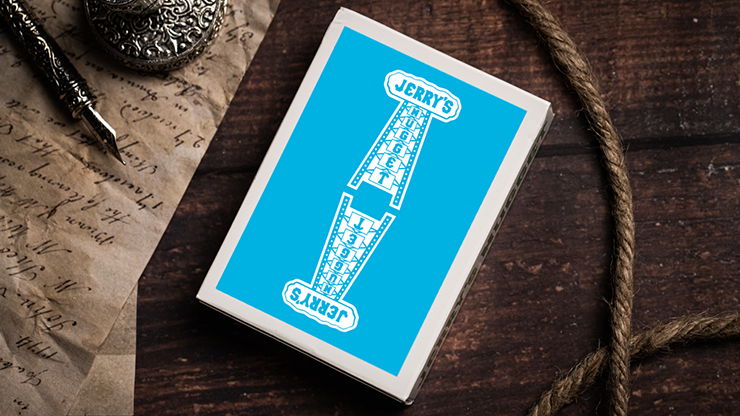 Jerry's Nugget (Icey Blue, Marked) Playing Cards image 0