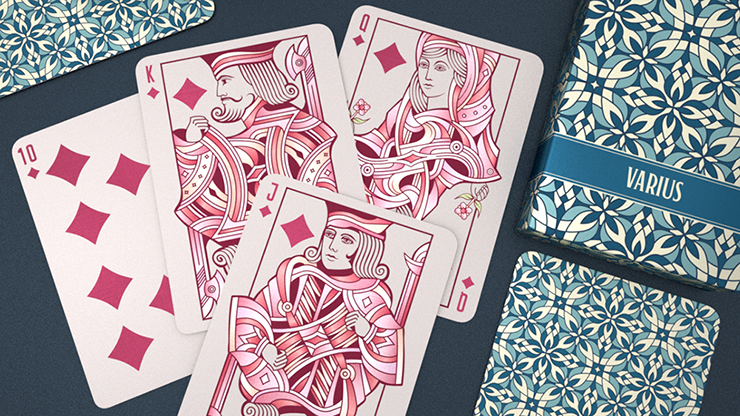 VARIUS (Limited Edition Teal) Playing Cards by Montenzi image 4