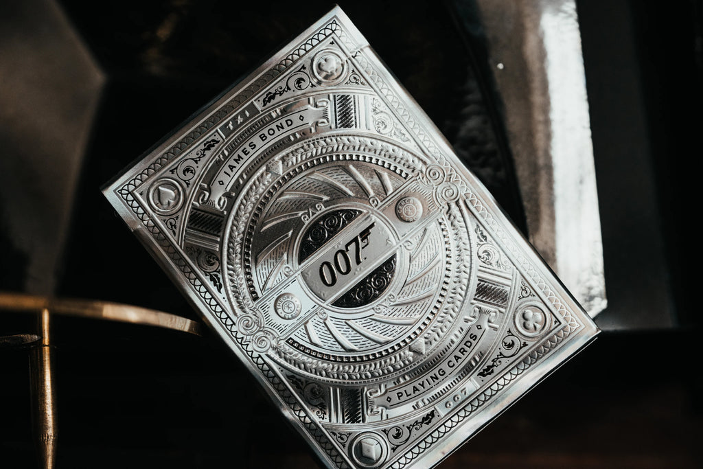 James Bond (Silver) Playing Cards by Theory11 image 0