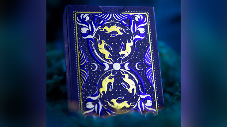 Under The Moon (Midnight Blue) Playing Cards by Jocu image 3