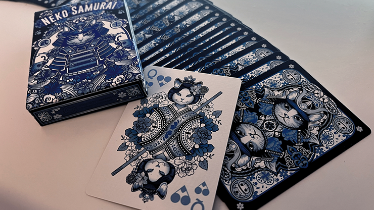 Neko Samurai (Blue) Playing Cards by Neversleep image 3