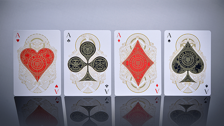 Solidarity (Navy Blue) Playing Cards by Riffle Shuffle image 4