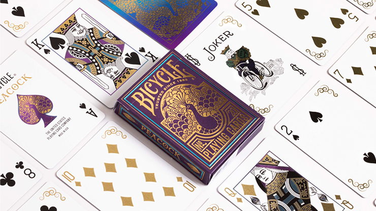 Bicycle: Peacock (Purple) by USPCC image 0