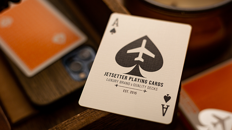 Lounge Edition (Hangar Orange) Playing Cards by Jetsetter image 3