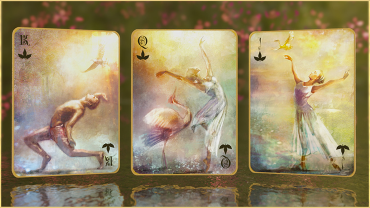 Entwined Vol 1: Summer (Gold) Playing Cards by OLD GRAVITY image 1