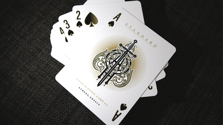 Oath Standard (Navy Blue) Playing Cards by Lotrek image 1