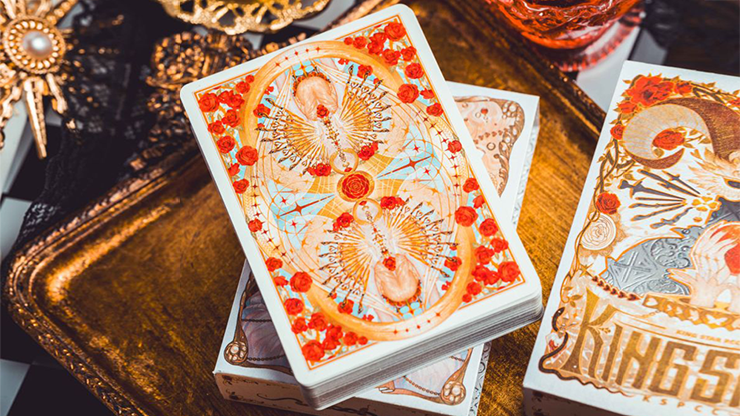 Silence V3 (White) Playing Cards by King Star image 2