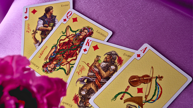 Eneida: Love (Green) Playing Cards by Fullhouse image 2