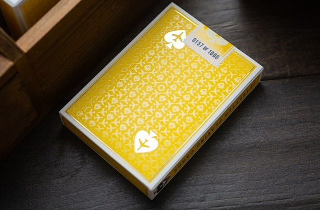 Lounge Edition Limited (Taxiway Yellow) Playing Cards by Jetsetter image 2