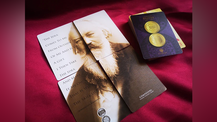 Johannes Brahms (Composers) Playing Cards by SixtyFour image 1