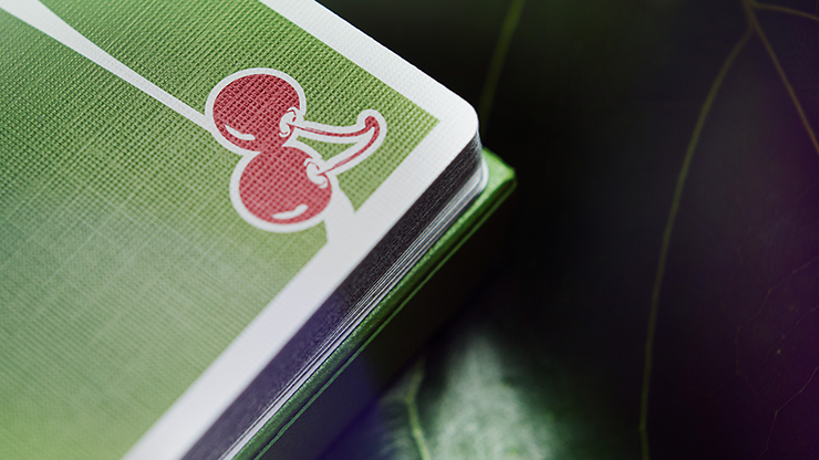 Cherry Casino House Deck (Sahara Green) Playing Cards by Pure Imagination image 5