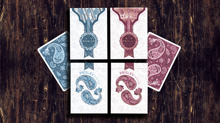 Paisley: Ton Sur Ton Poudre (Rouge, Marked) by Dutch Card House image 3